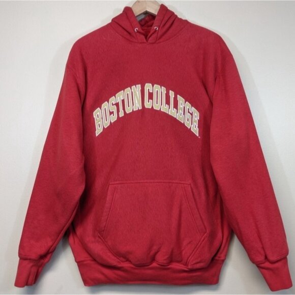 Vintage 90's Insulated Boston College Arch Hoodie - Picture 3 of 8